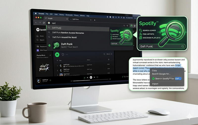 Spotify Web Player Search Preview